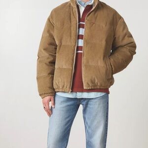 Levi's Tan Corduroy Puffer Jacket